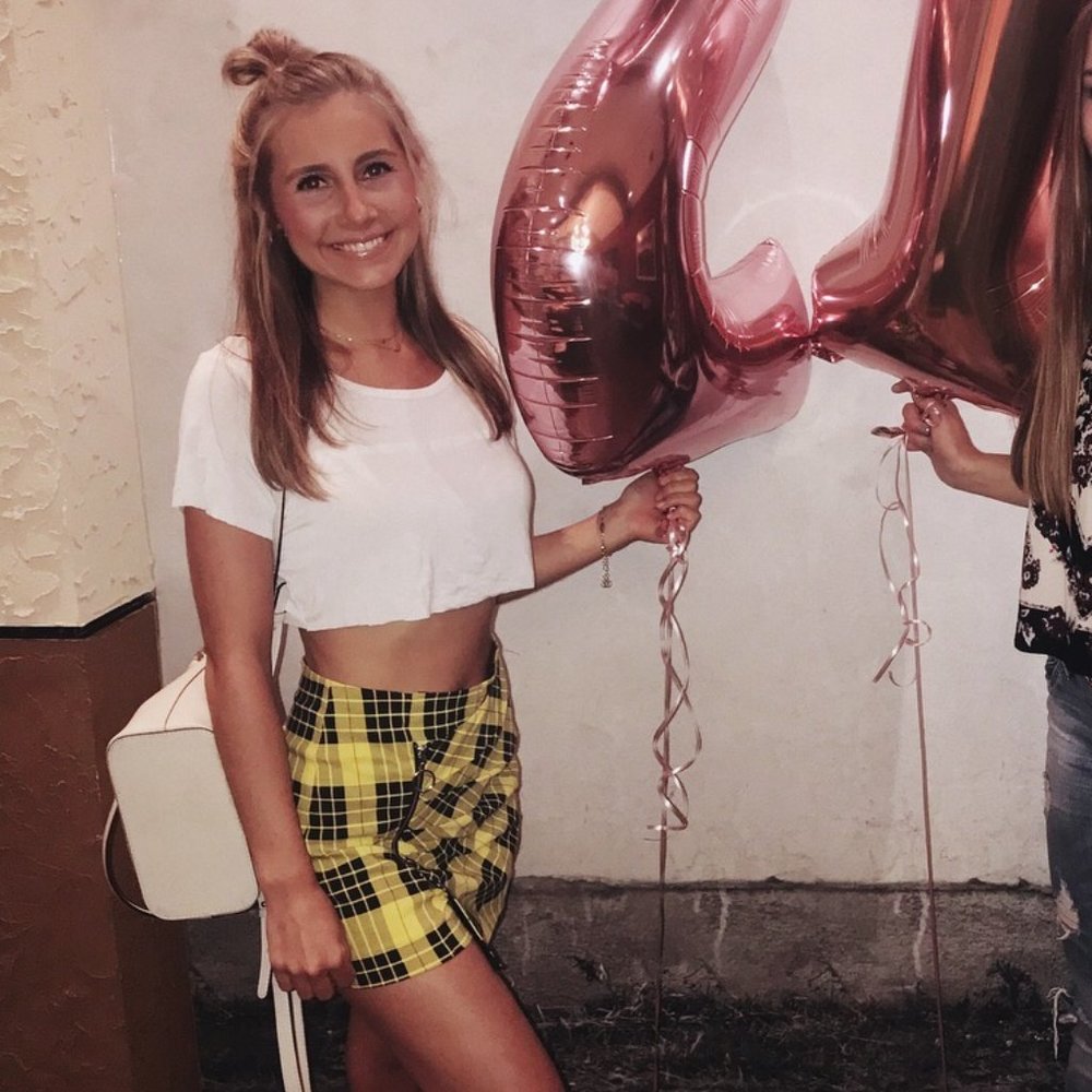 Plain mini skort!